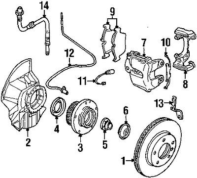 Bmw 34112229529 genuine oem factory original rotor