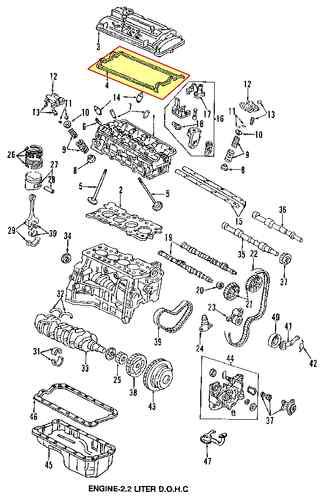 Honda 12341p13000 genuine oem factory original valve cover gasket