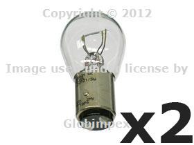 Saab (1981-2009) bulb 12v - 5w/21w (1157) parking taillight oem (2) +warranty