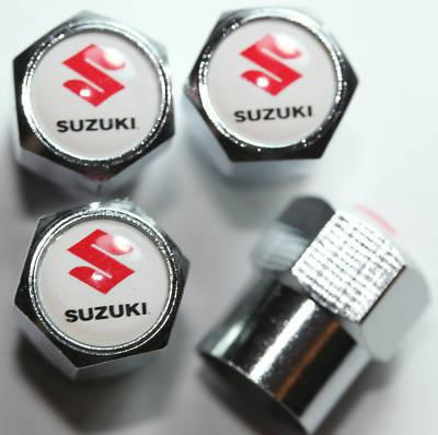 Suzuki white tire valve stem caps alto vitara swift lx 4wd jinny hayabusa gsx