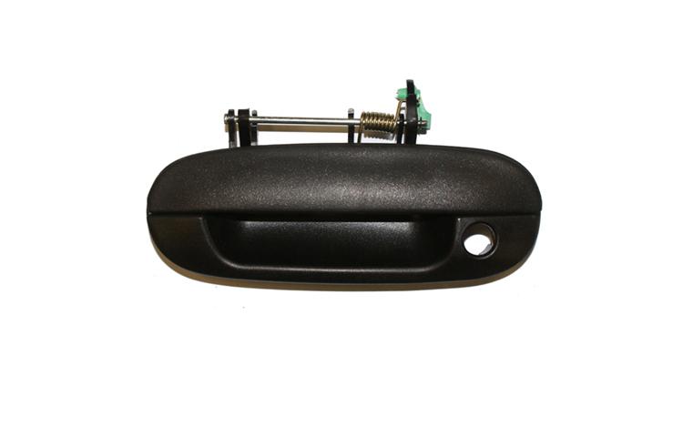 Left replacement outside front texture blk door handle 02-06 chevy gmc 15291303