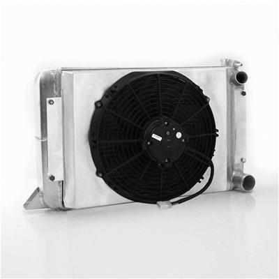 Giffin radiator/fan kit universal aluminum 22" wide 13" high 3" thick kit