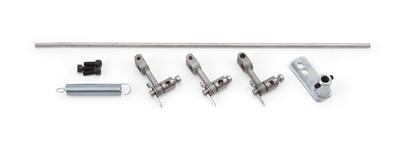 Edelbrock carburetor linkage for three inline 94 model carbs kit 1034