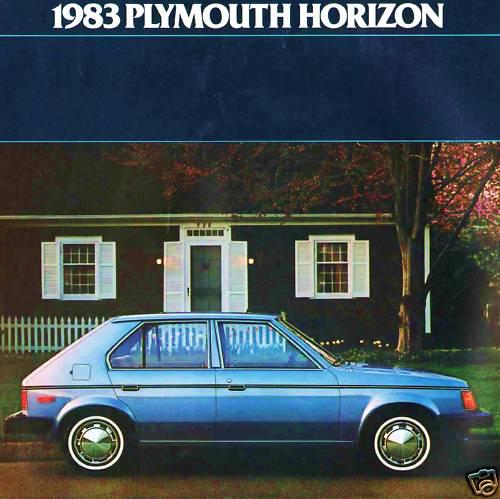 1983 plymouth horizon factory brochure-horizon custom