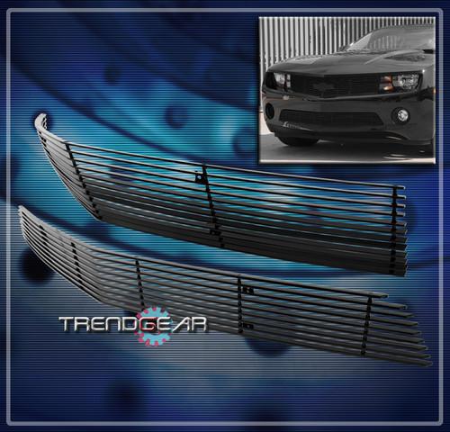 10-12 chevy camaro ls lt v6 front upper+bumper billet grille grill combo phantom