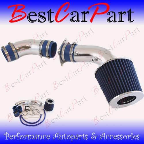 Bcp blue 88-95 pickup 4runner t-100 3.0l v6 cold air intake induction + filter