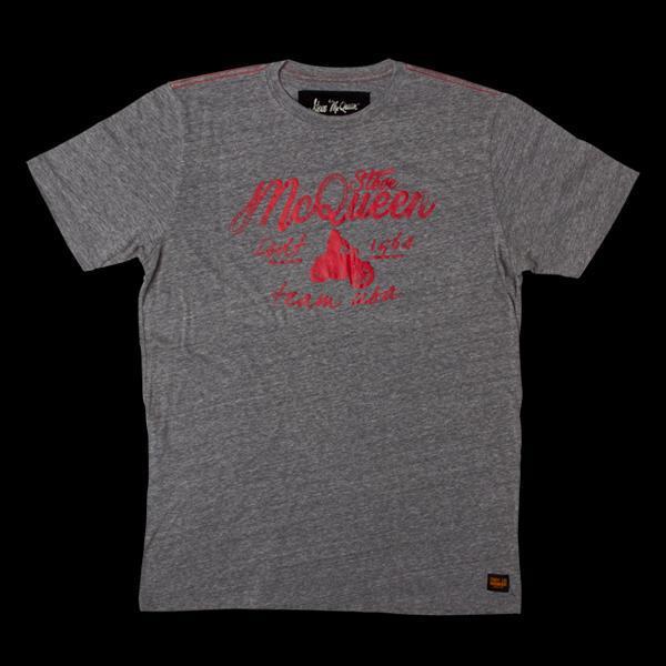 2014 troy lee designs adult script mcqueen s/s tee heather gray md