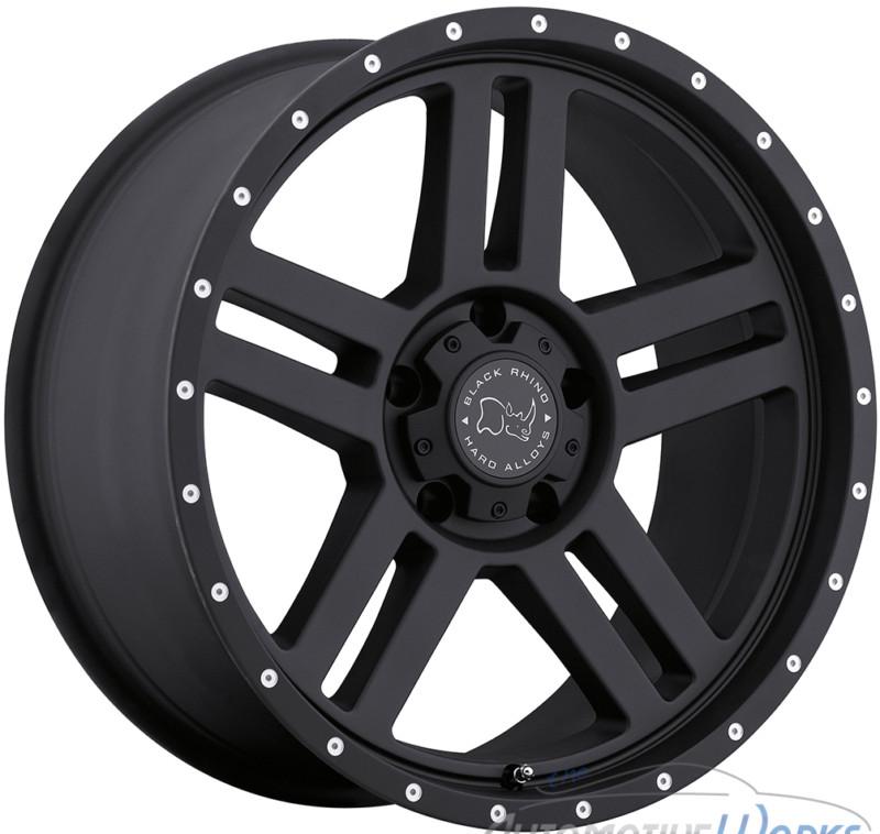 1 - 20x9 black rhino mojave 5x127 5x5 -12mm matte black rim wheel inch 20"