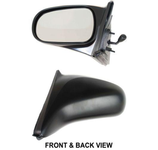 New manual driver side view mirror for honda civic coupe 1996-2000 left door lh