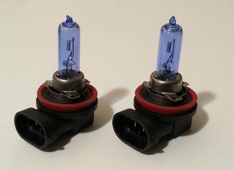 H9 55w super white high / fog xenon hid universal replacement light bulbs x1pair