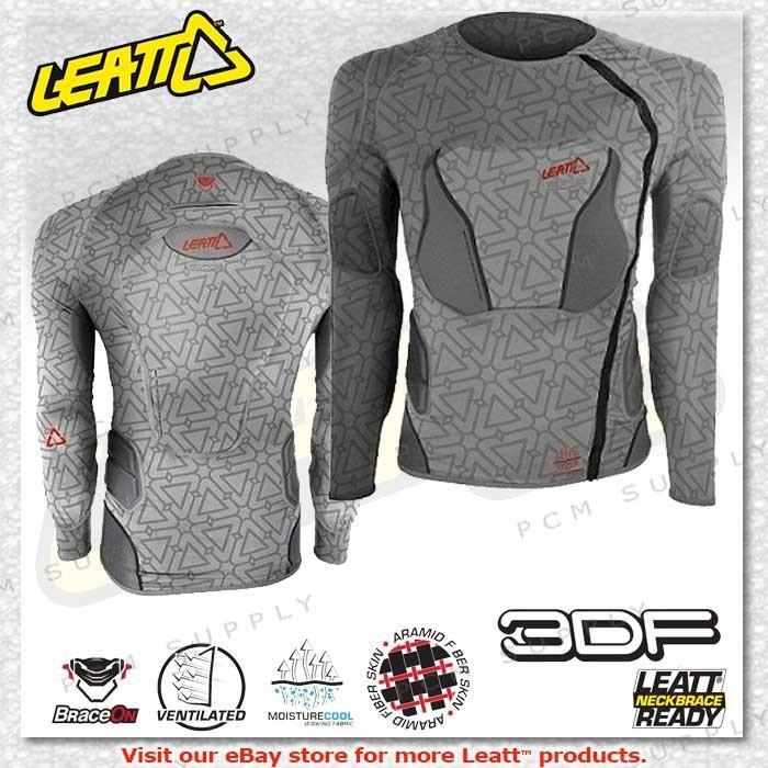 Leatt 2013 motocross mx atv 3df body protector junior ce certified level 2