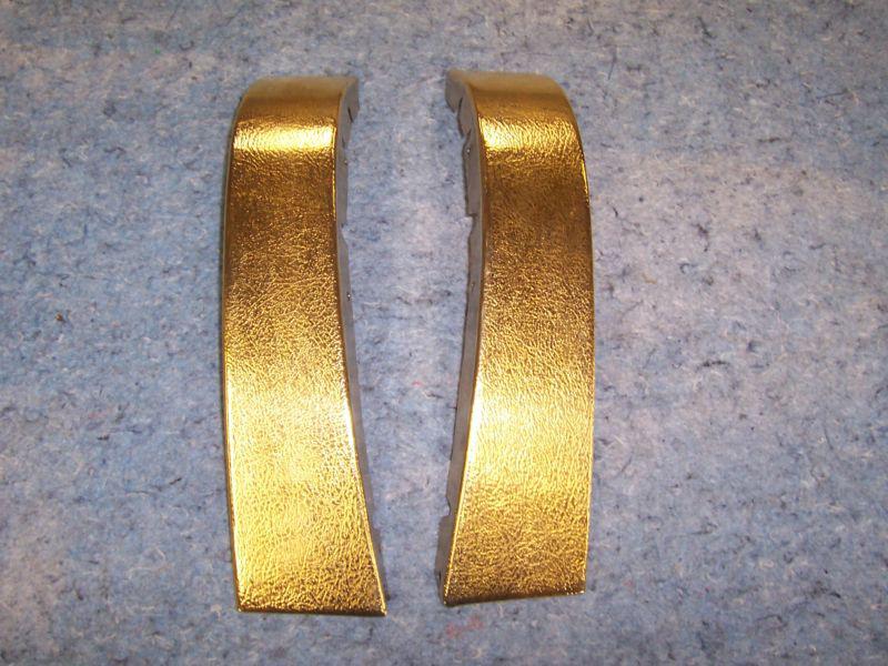 1962 1963 1964 chevy impala 2 dr ht gold plated rear seat fillers 