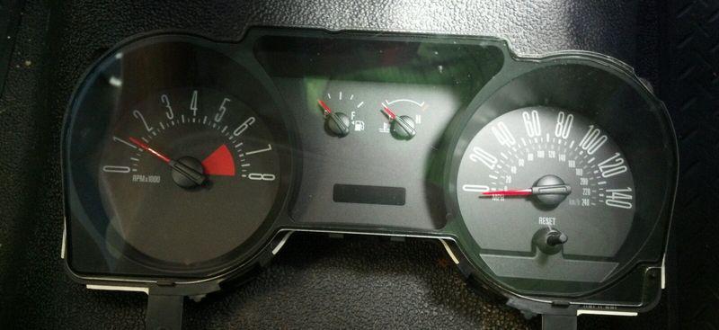 Ford mustang odometer cluster