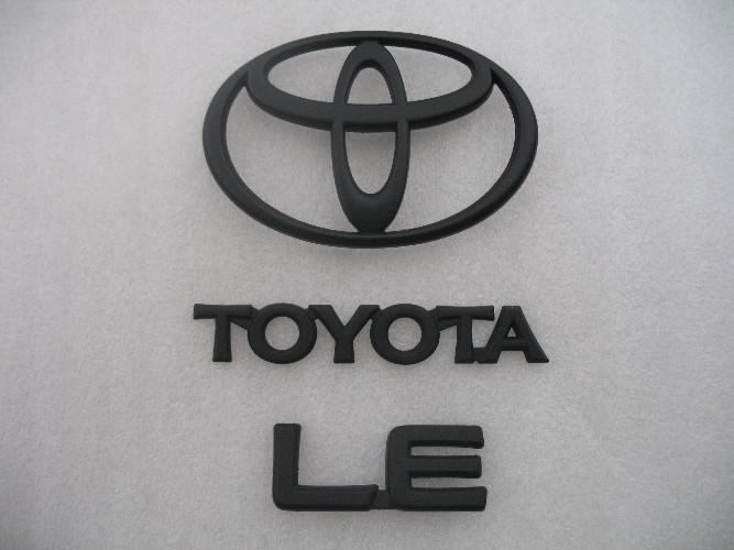 92 93 94 toyota camry le flat matte black blackout blacked out emblem logo badge