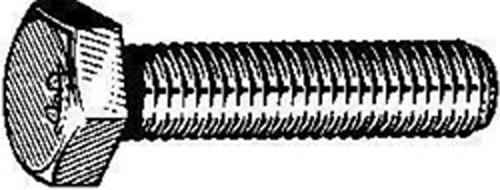 5 12-1.5 x 40mm metric hex head cap screws din 961 class 8.8 black