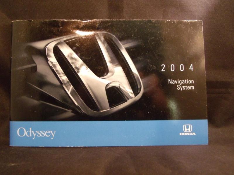 2004 honda pilot navigation system owners manual book odyssey 2001 2002 2003