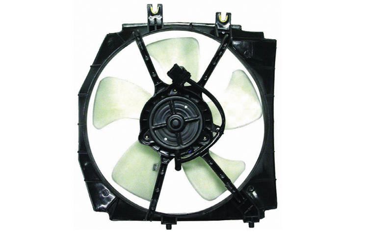 Depo radiator cooling fan assy 1995-1998 mazda 323 1.8l mazda protege 1.5l 1.8l