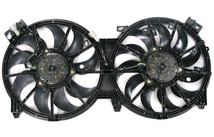 Depo replacement ac condenser radiator cooling fan nissan altima 21481ja000