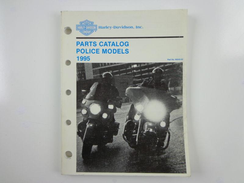 Harley davidson 1995 police models parts catalog 99545-95