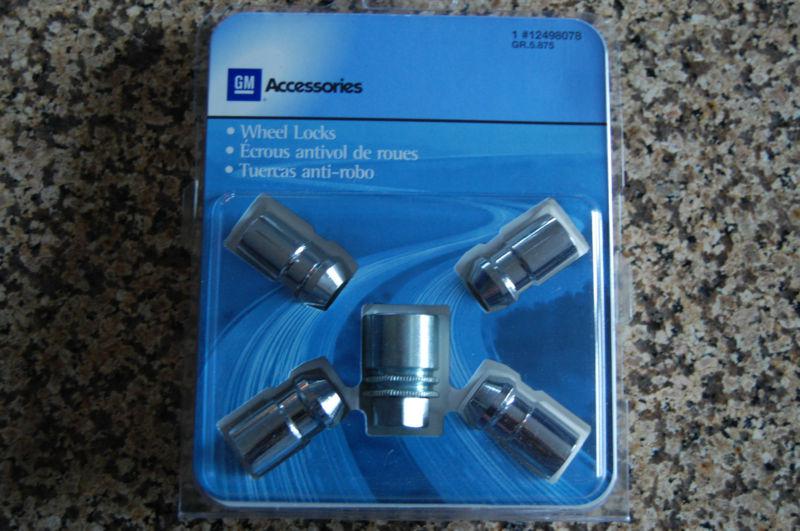 Gm accessories wheel  lock kit  12498078