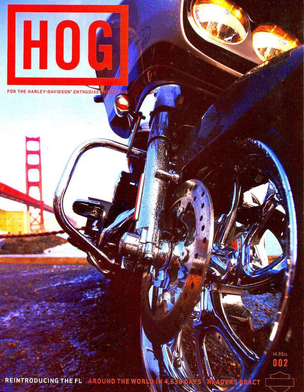 2009  #2 harley enthusiast hog magazine -road king-ultra-road glide-tri glide