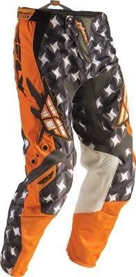 Fly racing youth kinetic 2011 offroad pants orange/gray 24