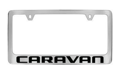 Dodge genuine license frame factory custom accessory for caravan style 1