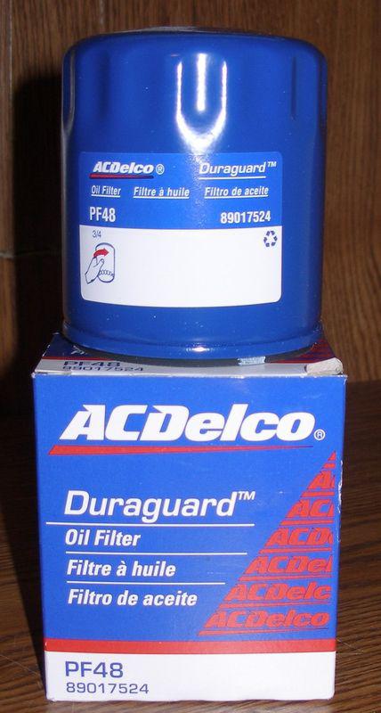 New ac delco duraguard pf48 pf 48 oil filter general motors gm chevrolet one 1 