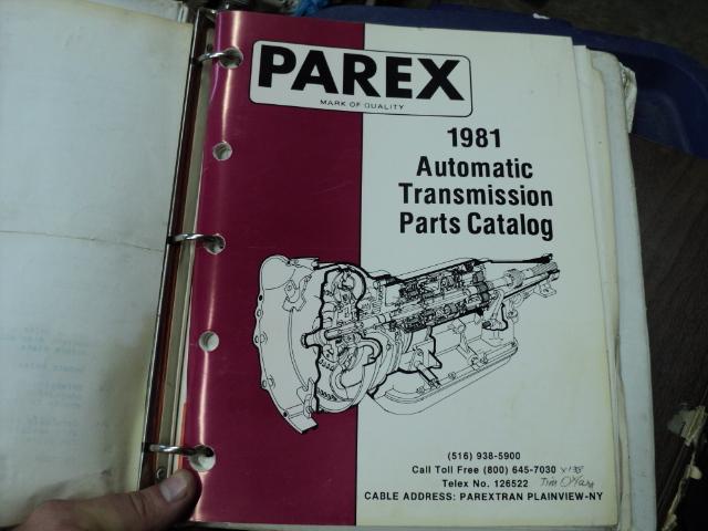 Parex, allison transmission catalogs