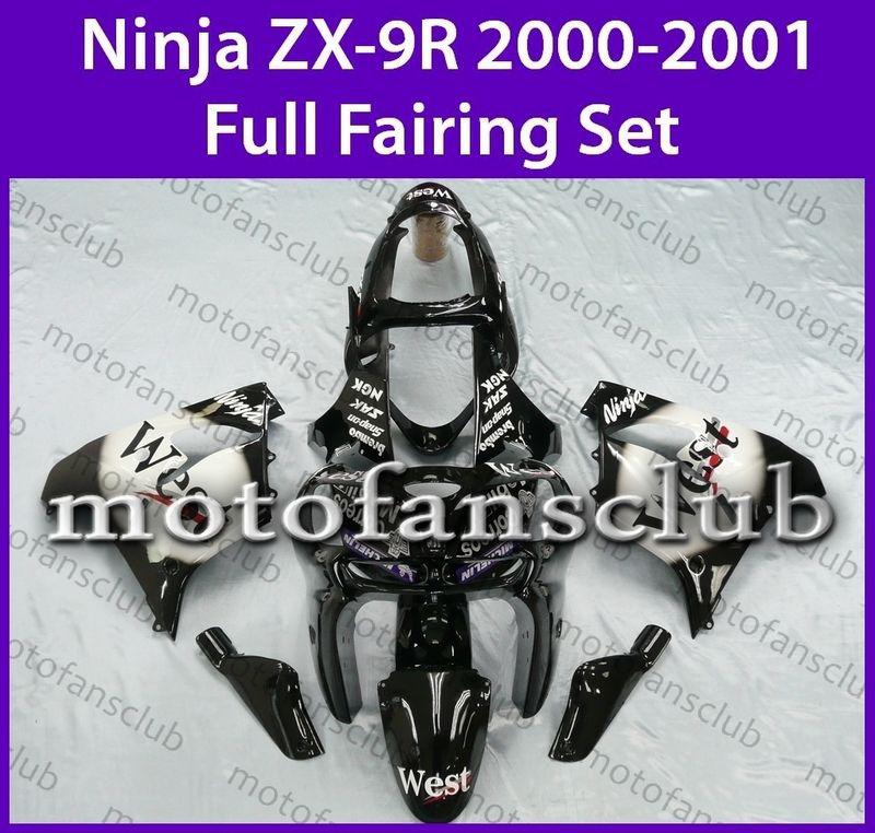 Fit kawasaki zx 9r 00 01 zx9r 2000 2001 zx900 e1 zx900 e2 ninja fairing #04 b