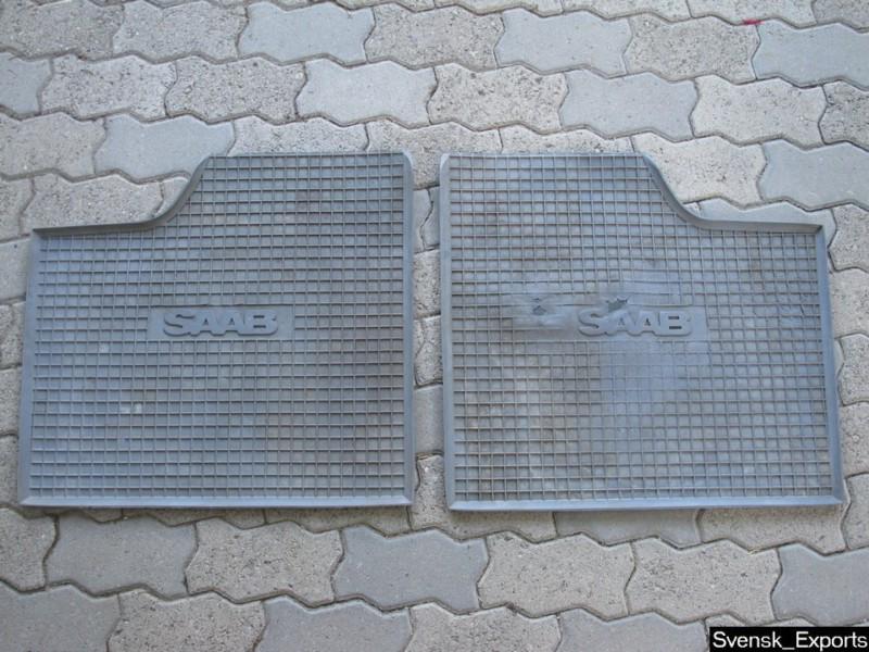 Saab 96 95 v4 oem original rubber floor mats trays * original saab * rare