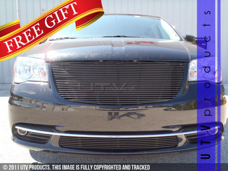 2011 - 2013 chrysler town & country combo billet grille mini van replacement 