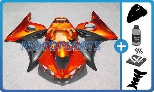 5 in 1 bundle pack for yamaha yzf 600 r6 03 body kit fairing & windscreen al