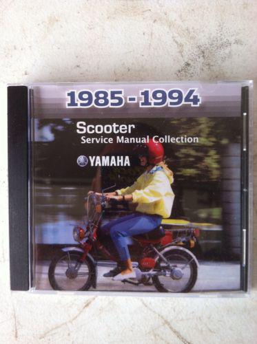 Yamaha scooter service manual collection 1985-1994