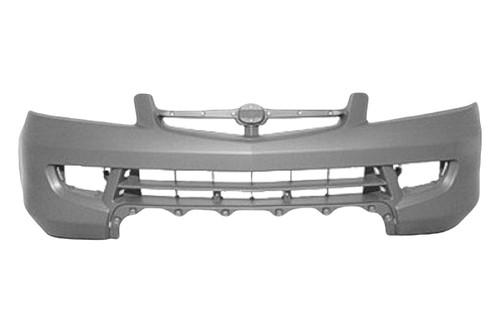 Replace ac1000140v - 01-03 acura mdx front bumper cover factory oe style