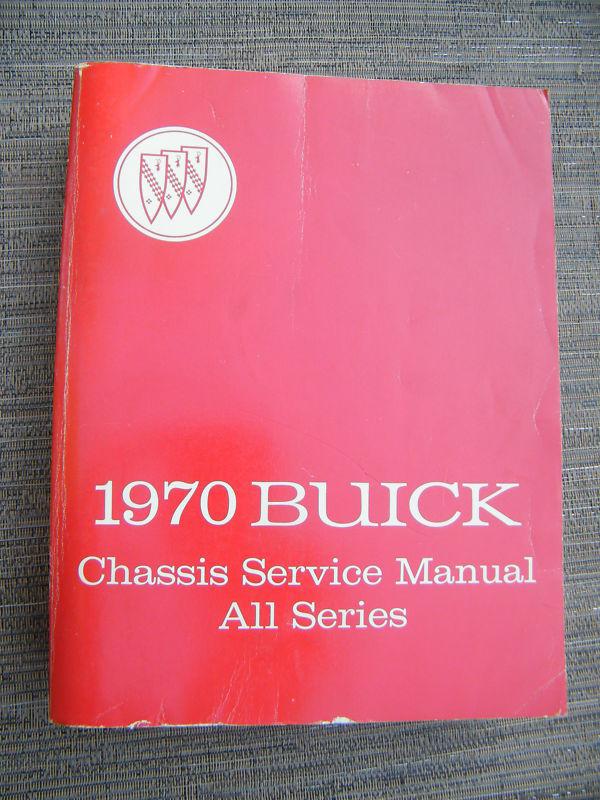 1970 buick original chassis service manual all series with wiring diagrams