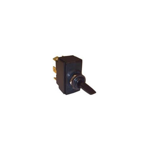 Whitecap on/off/on black handle toggle switch s-8063