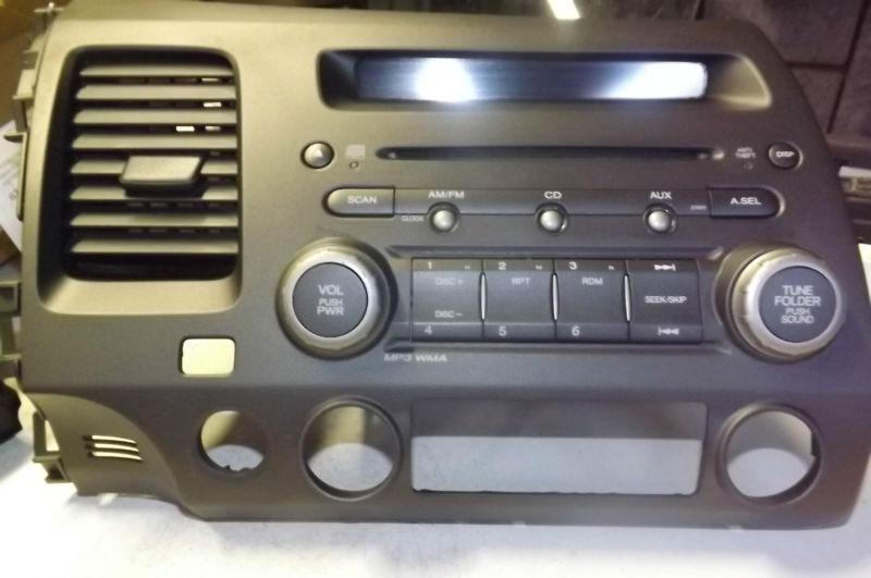 2006 2011 honda civic am fm cd aux mp3 radio 39100-sna-a040-m1 oem b