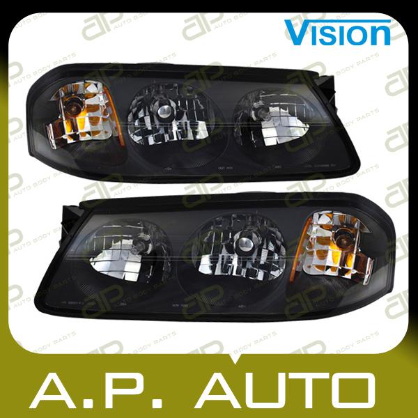 Pair head light lamp assembly 00-04 chevy impala ls ss replacement lh+rh new