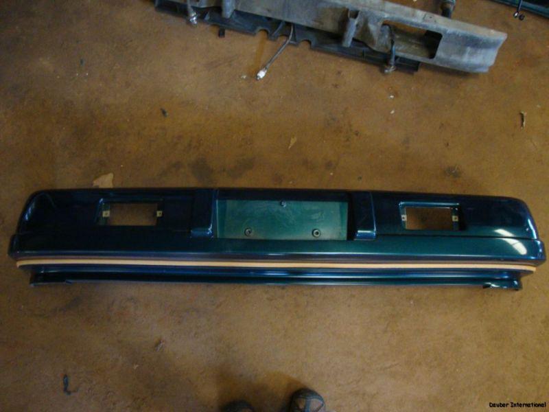 1994 chrysler lebaron gtc convertible rear bumper cover green oem