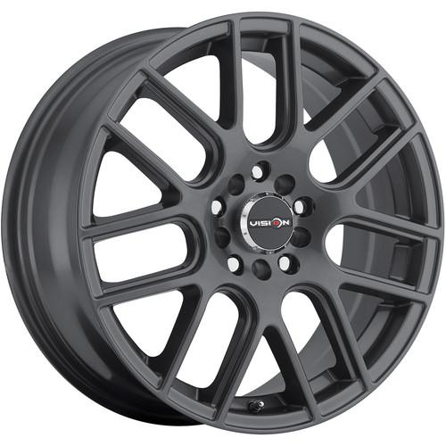 16x7 gunmetal wheel vision cross 5x112 5x4.5