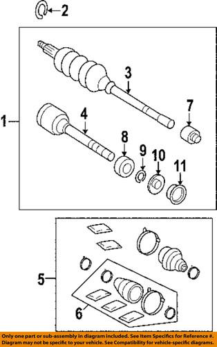 Toyota oem 9008036133 center support bearing/cv axle shaft carrier bearing