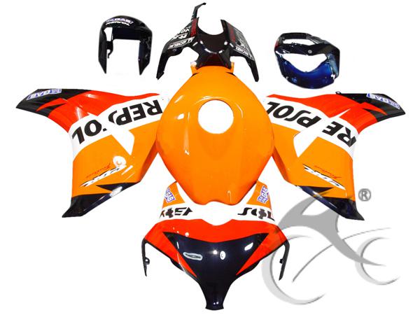 Bodywork injection fairing kit for honda cbr1000rr cbr1000 2008-2011 2009 2010 