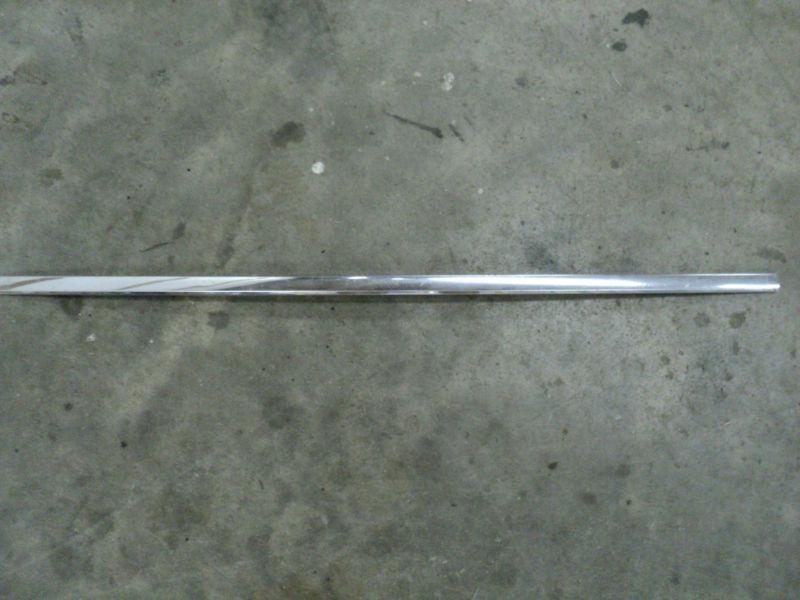 1967-69 chevrolet camaro rear window upper/ center  oem stainless trim moulding