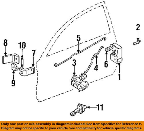 Volkswagen oem 357862153j door lock actuator motor/door lock motor