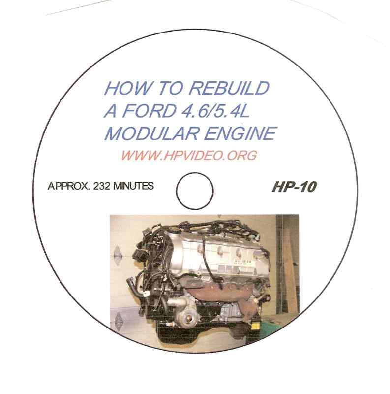 How to rebuild a ford mustang f150 4.6 5.4l modular motor engine. video "dvd" 