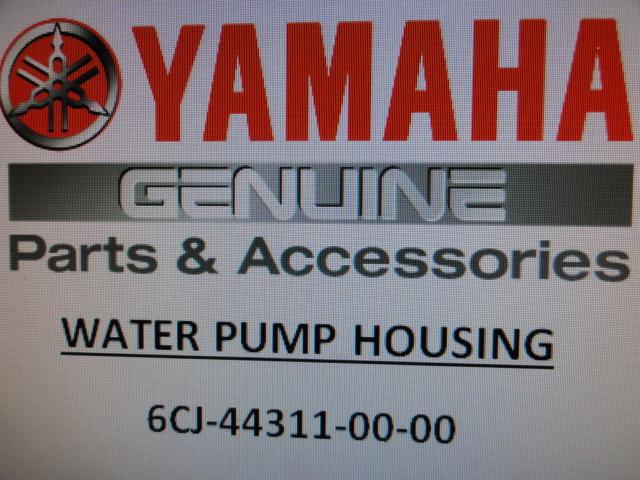 Yamaha outboard water pump housing for   f70    6cj-44311-00-00 