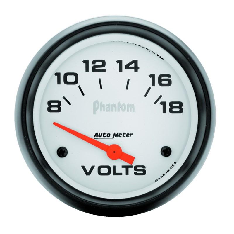 Auto meter 5891 phantom; electric voltmeter gauge