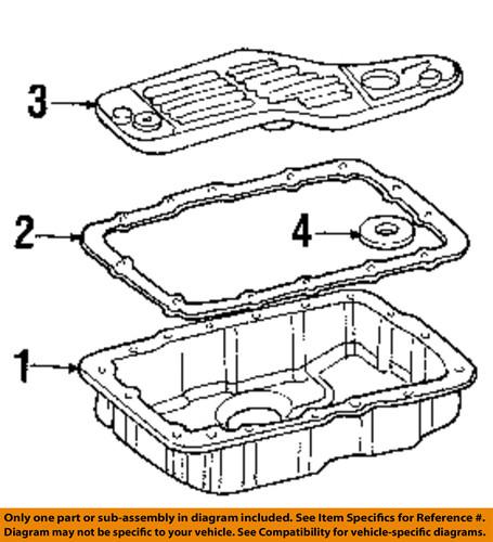 Ford oem 1l2z-7a098-ac transmission filter/auto trans filter