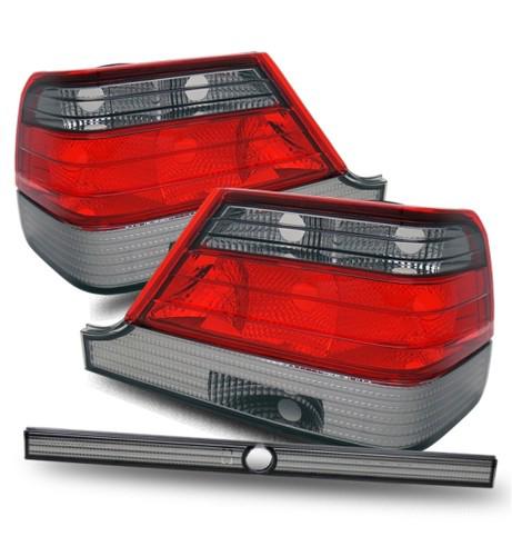 97-99 mercedes benz w140 s320/s420/s500 euro red smoke tail lights brake lamps